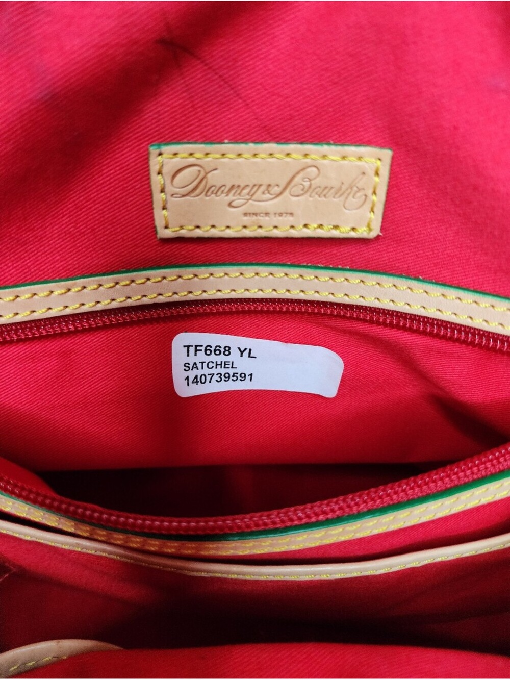 Dooney & Bourke floral domed satchel - Picture 17 of 17